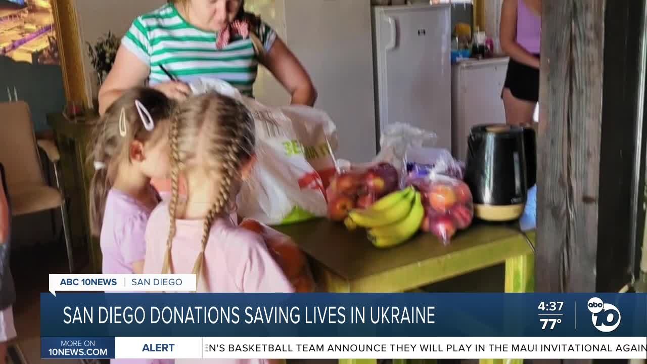 San Diego donations saving lives in Ukraine