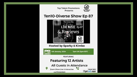 Sparky's Ten10-Diverse Show Ep 87