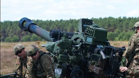 U.S. Marines conduct an artillery range at Camp Lejeune.