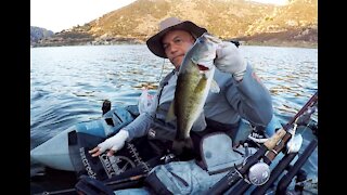 BARRETT LAKE FLOAT TUBE BASS FISHING - JULY 21 2021