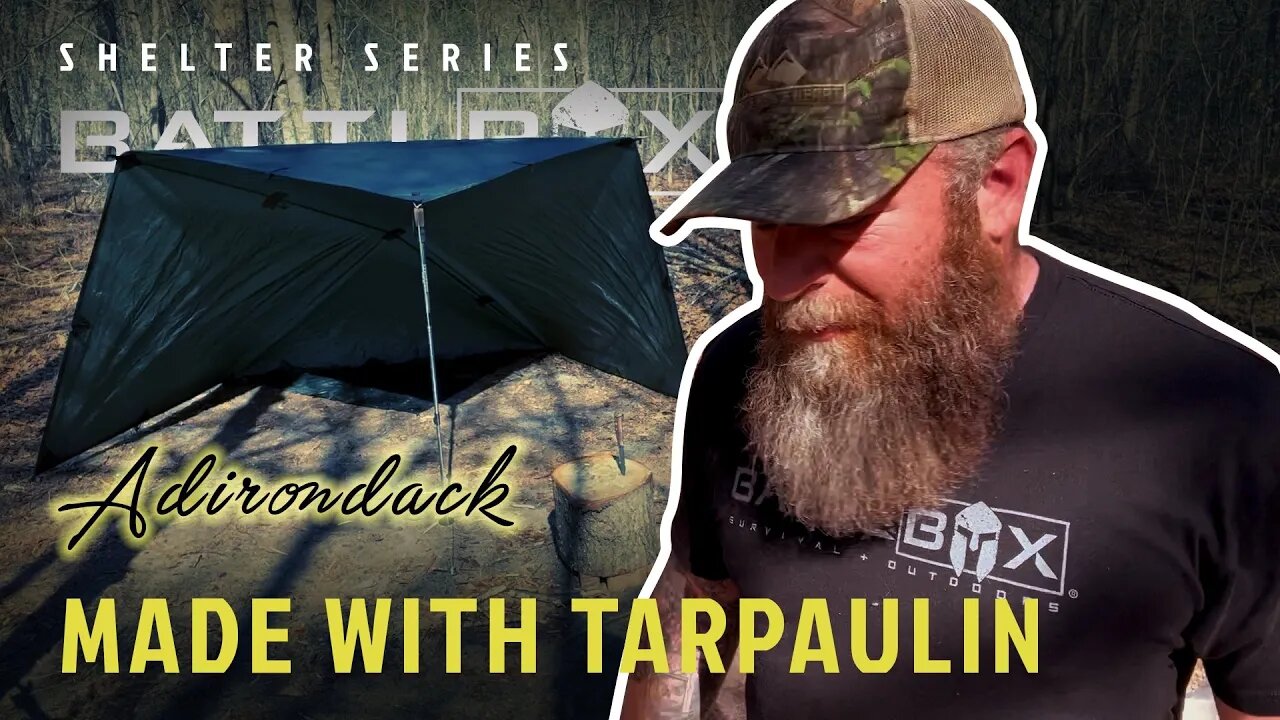 Adirondack Shelter - Tarp Shelter Series