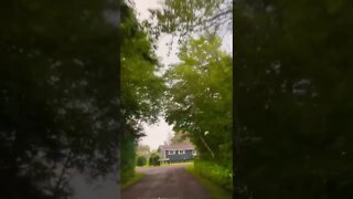 Driving to our cottage in Alberton