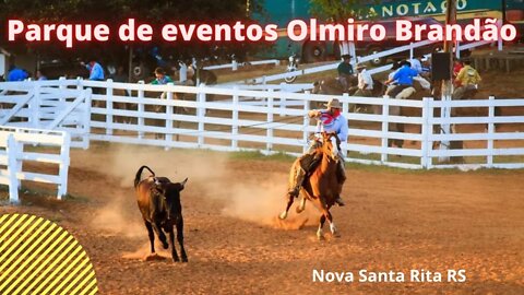 ☀️ Parque municipal de eventos Olmiro Brandão em Nova Santa Rita/RS #ferias #viajar #turismo