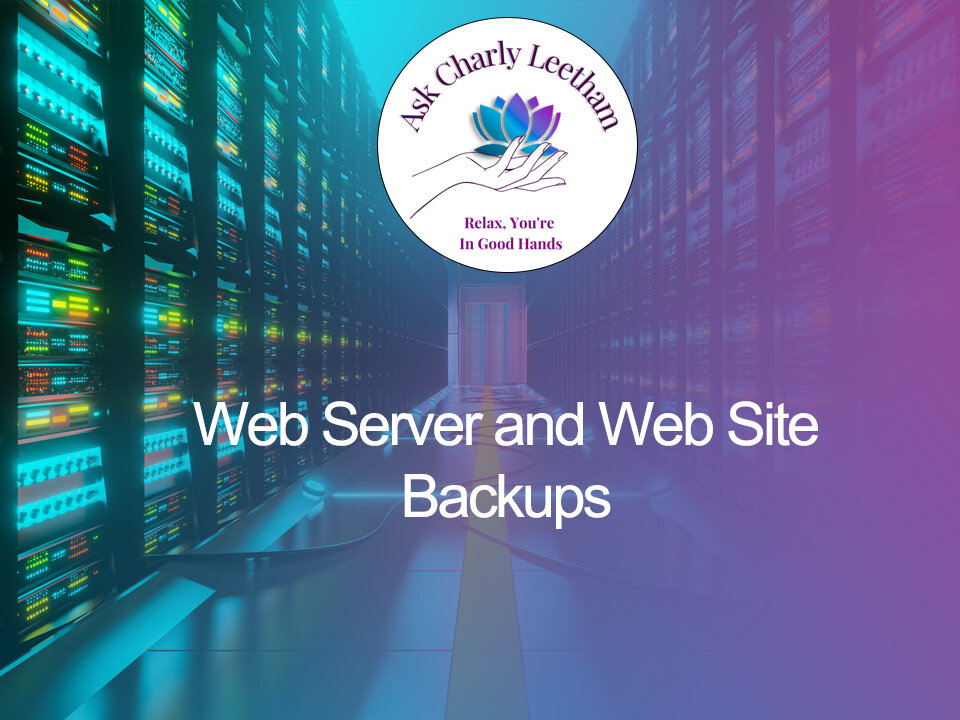 Web Server and Web Site Backups