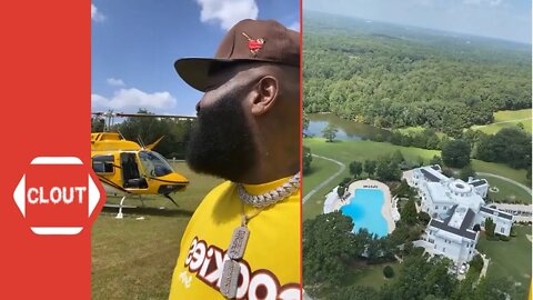 Rick Ross Takes A Helicopter To Show Off His 254-Acre Georgian-Style Estate!