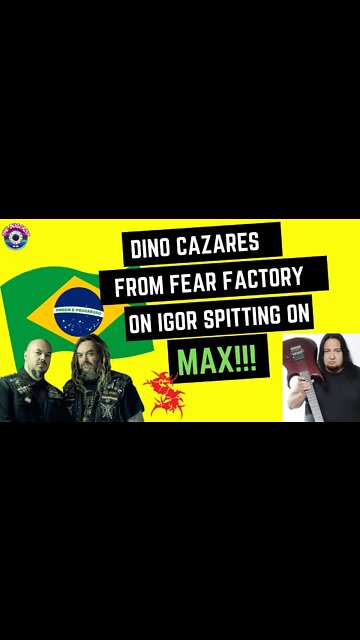 Dino from Fear Factory on Igor SPITTING on Max Cavalera!