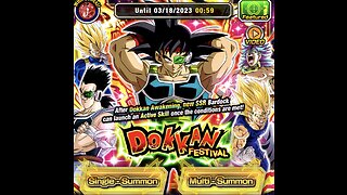 Dokkan battle summons …teq bardock !!