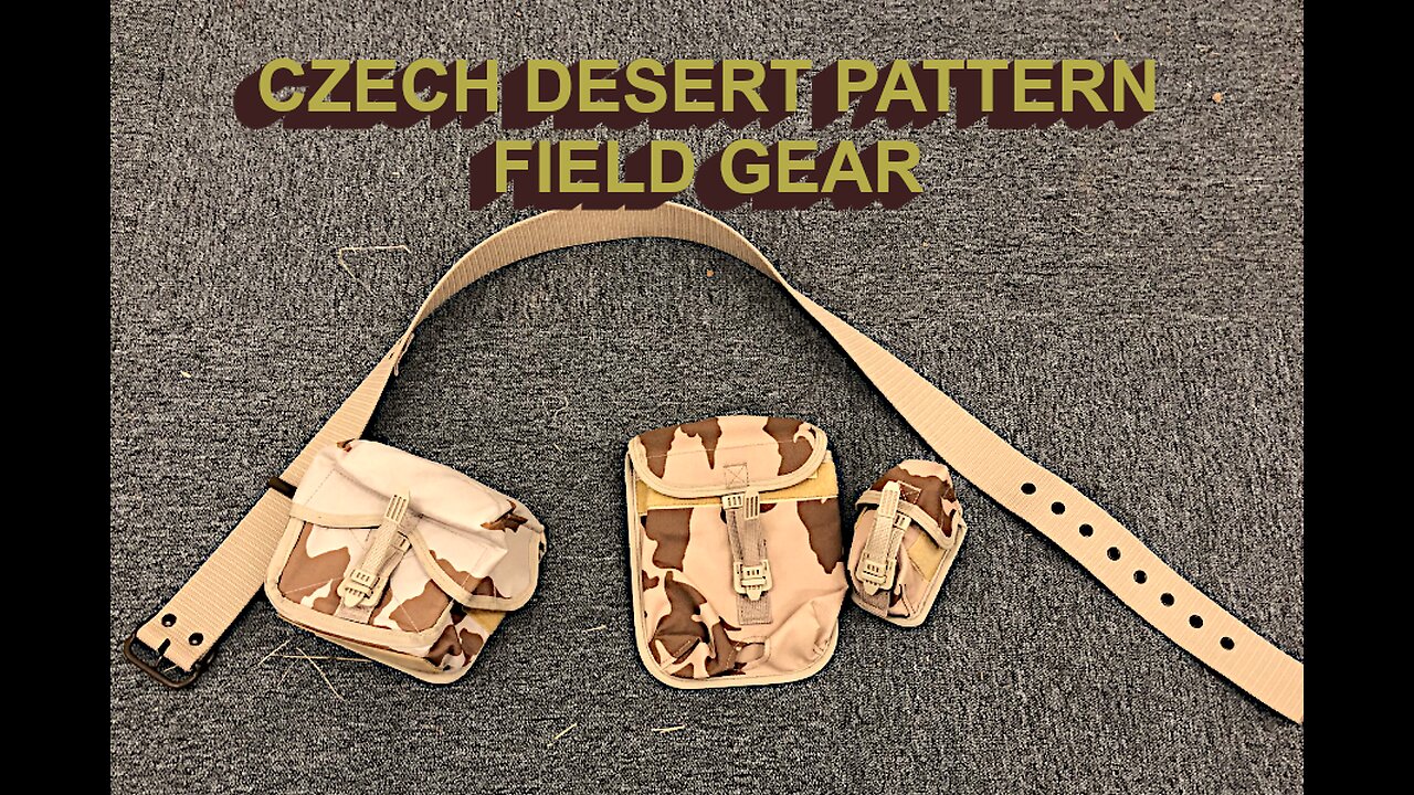 CZECH DESERT PATTERN FIELD GEAR