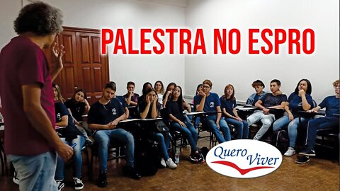 Palestra para alunos do Espro