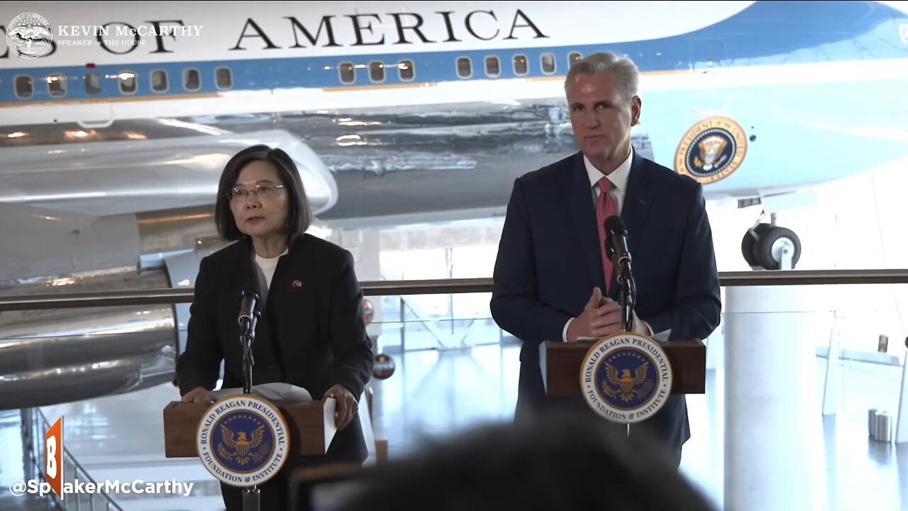 BREAKING: Speaker Kevin McCarthy Meets with Taiwan President Tsai Ing-wen…