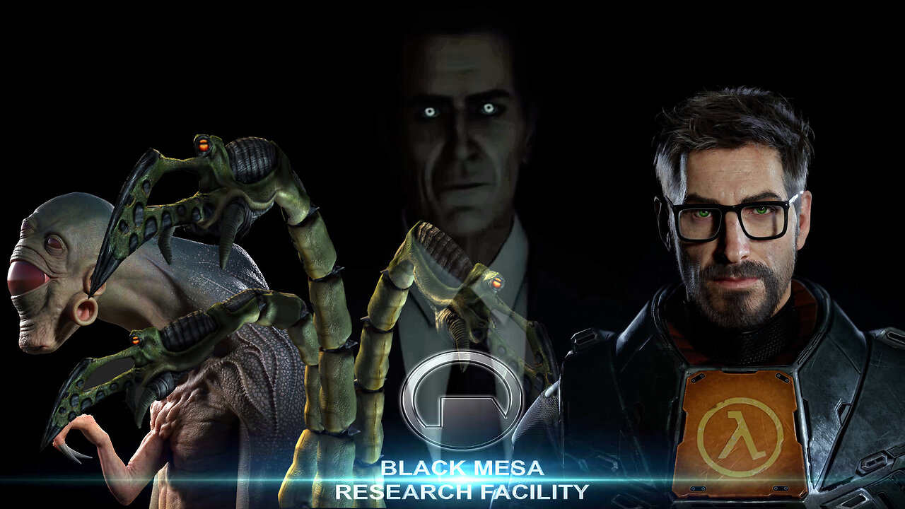 Running into more creatures in Black Mesa