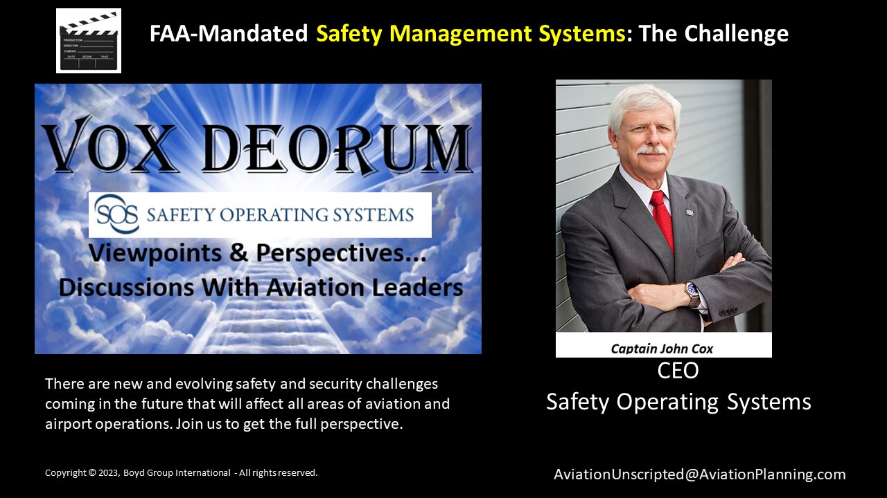 FAA Safety Management Systems: Changing Airport Managment Fundamentally