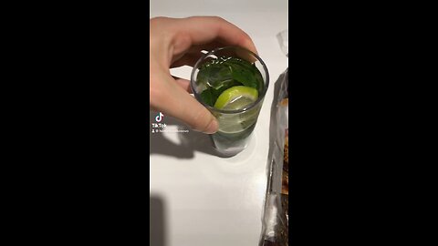 A fresh cocktail 🍸 with cheese 🧀 and bread 🥖 what do u think 🤔 🤙