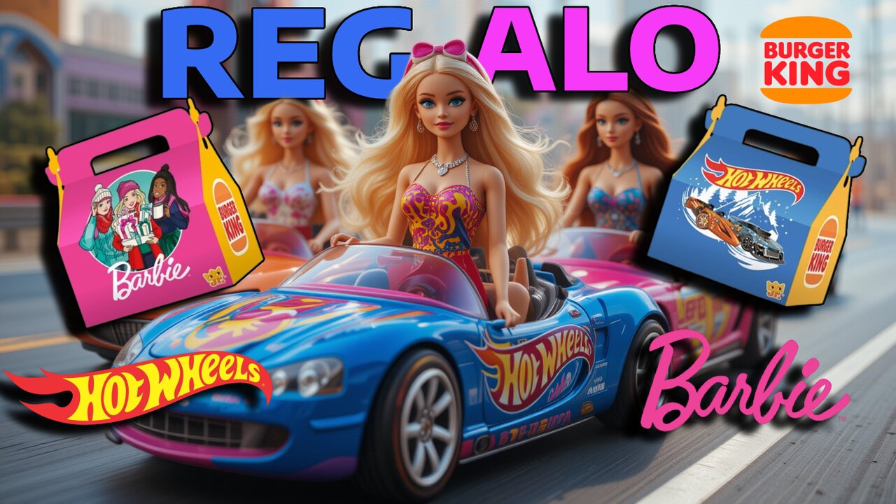 HOT WHEELS Y LA BARBIE BURGER KING