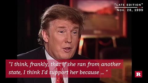 Donald Trump to Wolf Blitzer: Hillary is a "wonderful woman" | Rare Media