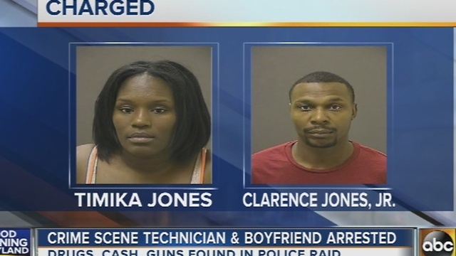 Crime scene technician and boyfriend arrested