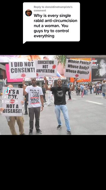 Anti-circumcision nuts are just female?