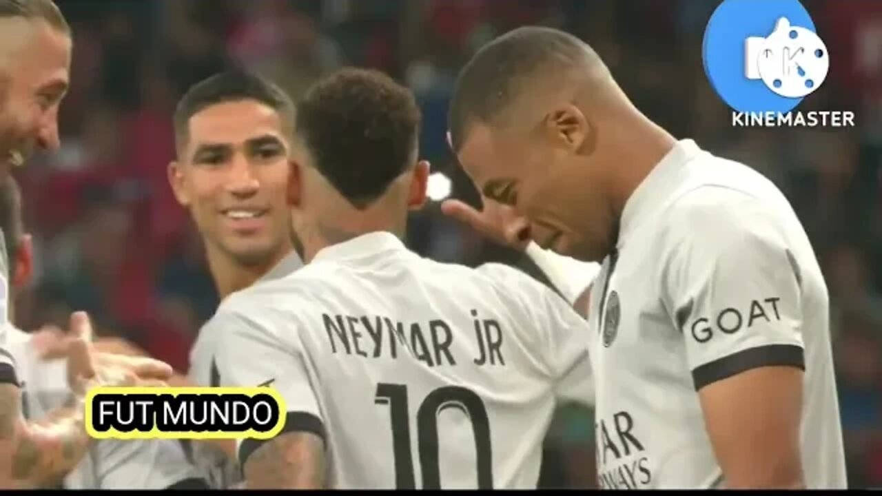 MELHOR TRIO DE ATAQUE DO MUNDO FIZERAM AS PAZES E DERAM SHOW COM 7 GOLS NEY, MBAPPE E MESSI MARCARAM