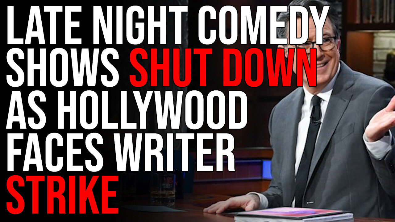 Late Night Comedy Shows SHUT DOWN As Hollywood Faces Writer Strike