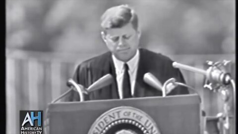 President John F Kennedy Peace in Our Time