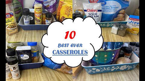 10 Best Ever CASSEROLES | The Best COMFORT FOOD Ideas!