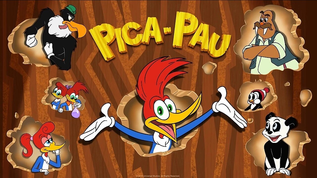 Woodpecker in Portuguese _ 1 Hour Compilation _ Cartoons (1)
