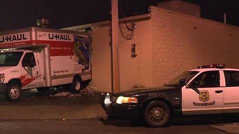 U-Haul truck used in smash and grab