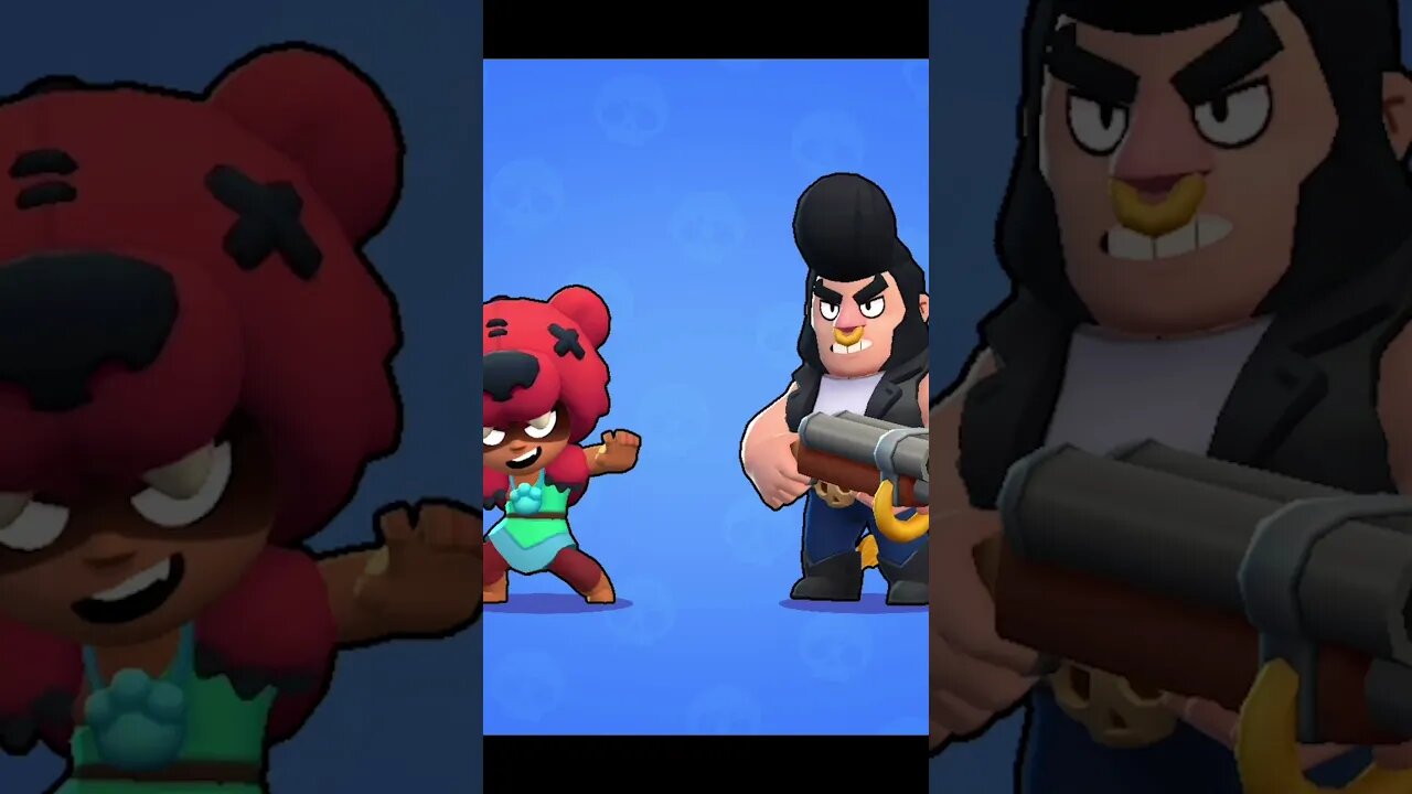 Brawl Stars - Gameplay subir do zero #32 - Bull e Nita Combate Duplo X2 - #shorts