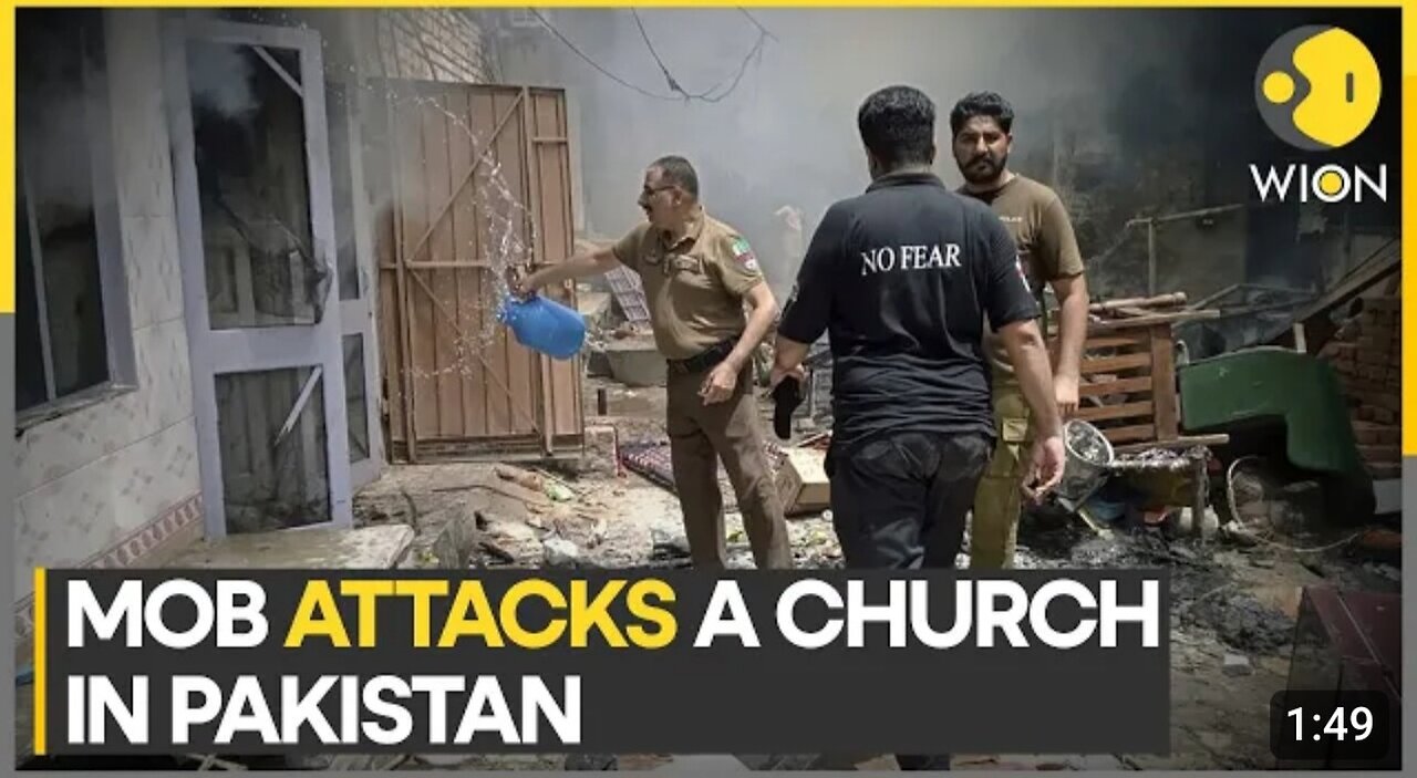 Church under attack in Faislabad