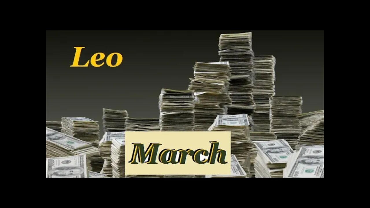 ♌ Leo~Peoples Opinions Don't Matter. Do You!! $$💵$$ Money, Career & Finance. March Tarot Reading.