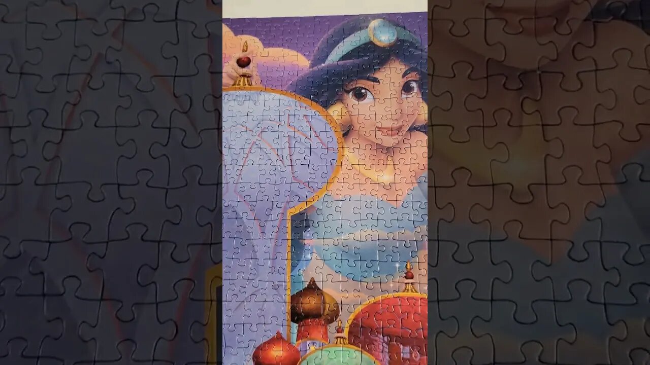 Next up! Jasmine! #aladdin #puzzle #jigsawpuzzle #disney #shorts