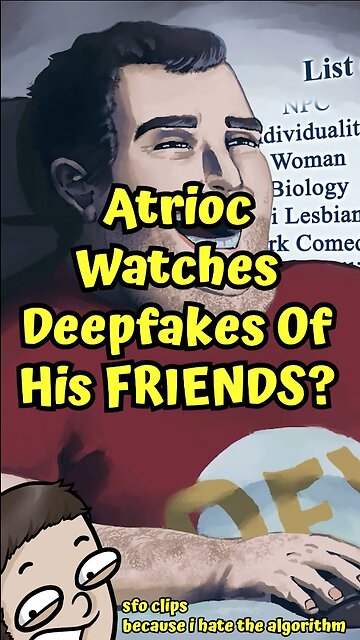 Atrioc Watches Deepfakes Of His FRIENDS??? #shorts