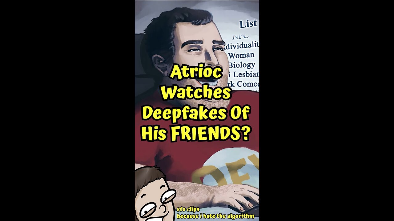 Atrioc Watches Deepfakes Of His FRIENDS??? #shorts