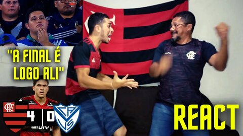 PEDRO É COPA| RUMO A FINAL | REACT VELÉZ SARSFIELD 0 X 4 FLAMENGO | LIBERTADORES 2022