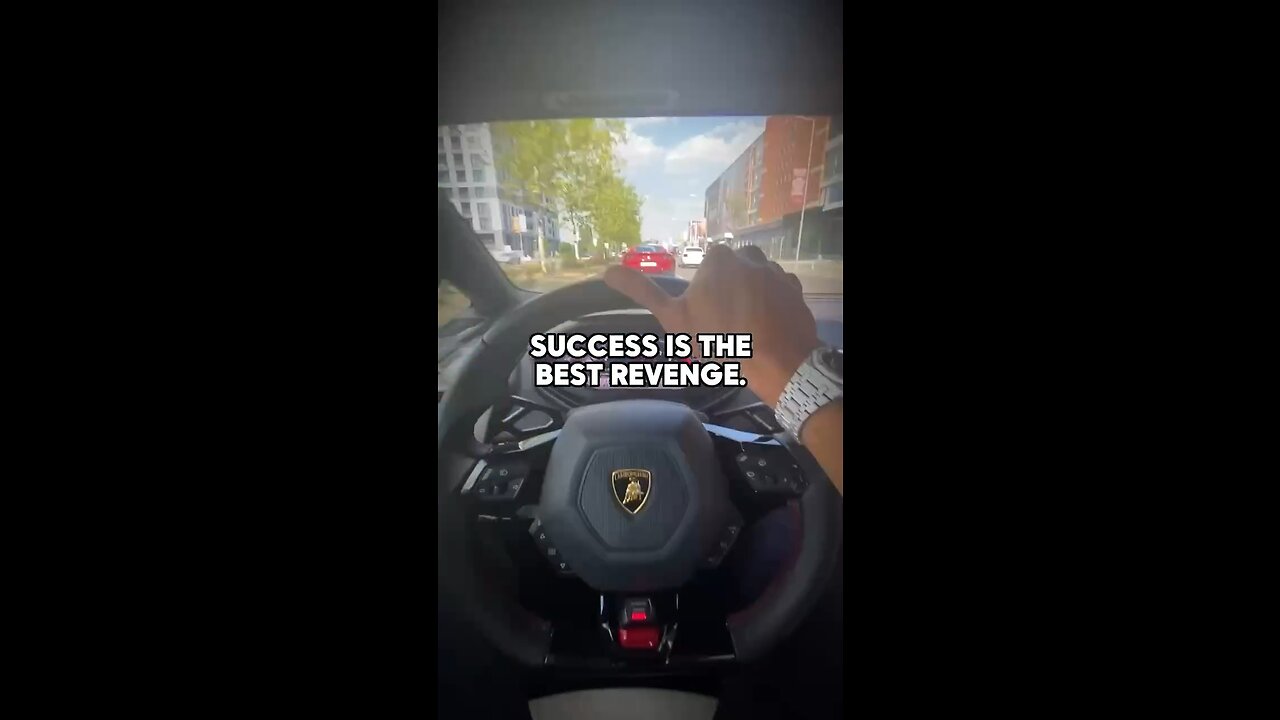 SUCCESS IS THE BEST REVENGE