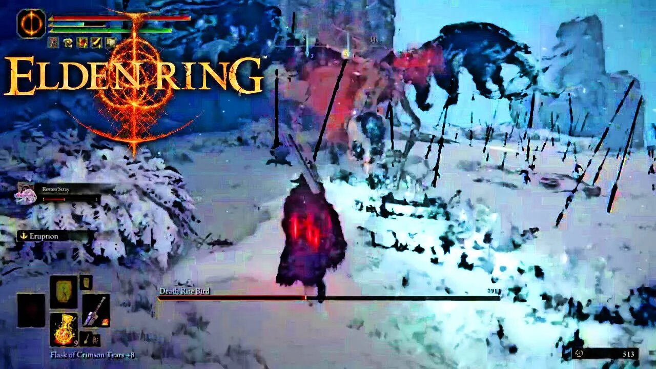 Elden Ring - Boss Fight - Death Rite Bird - Mountaintops of the Giants