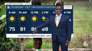 WMAR-2 News Patrick Pete Wednesday forecast