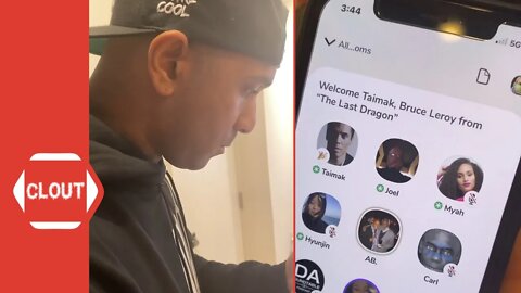 Wallo Can't Contain His Excitement After Talking To Bruce Leroy From 'The Last Dragon' On Clubhouse!