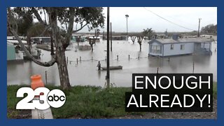 Storms continue to batter California