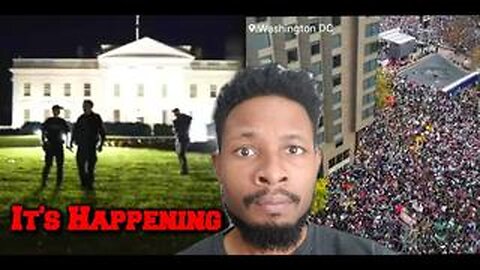 White House Rushed By Thousands & Strange Things Begin