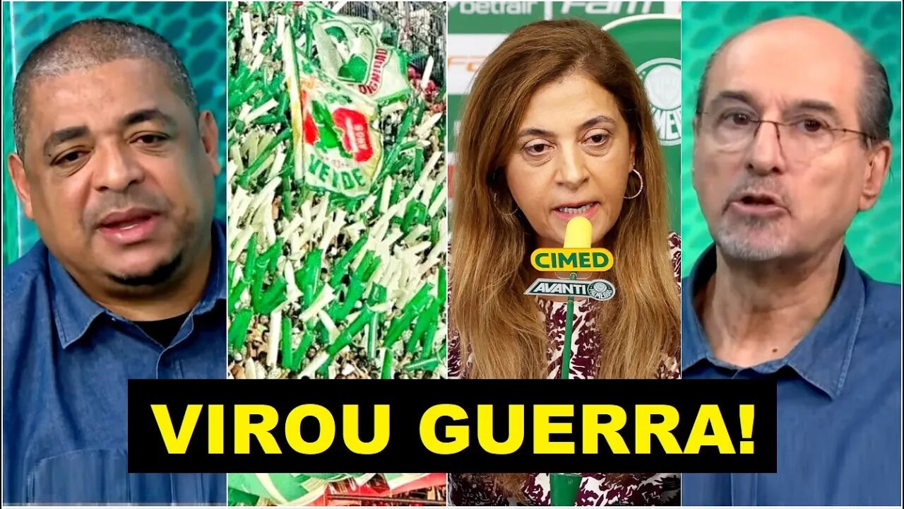 "ISSO É PÉSSIMO! UM DESSERVIÇO! E a Leila agora..." GUERRA Crefisa x Mancha Verde ESQUENTA Palmeiras