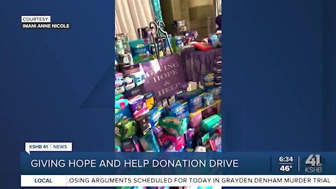 Giving Hope and Help donation drive