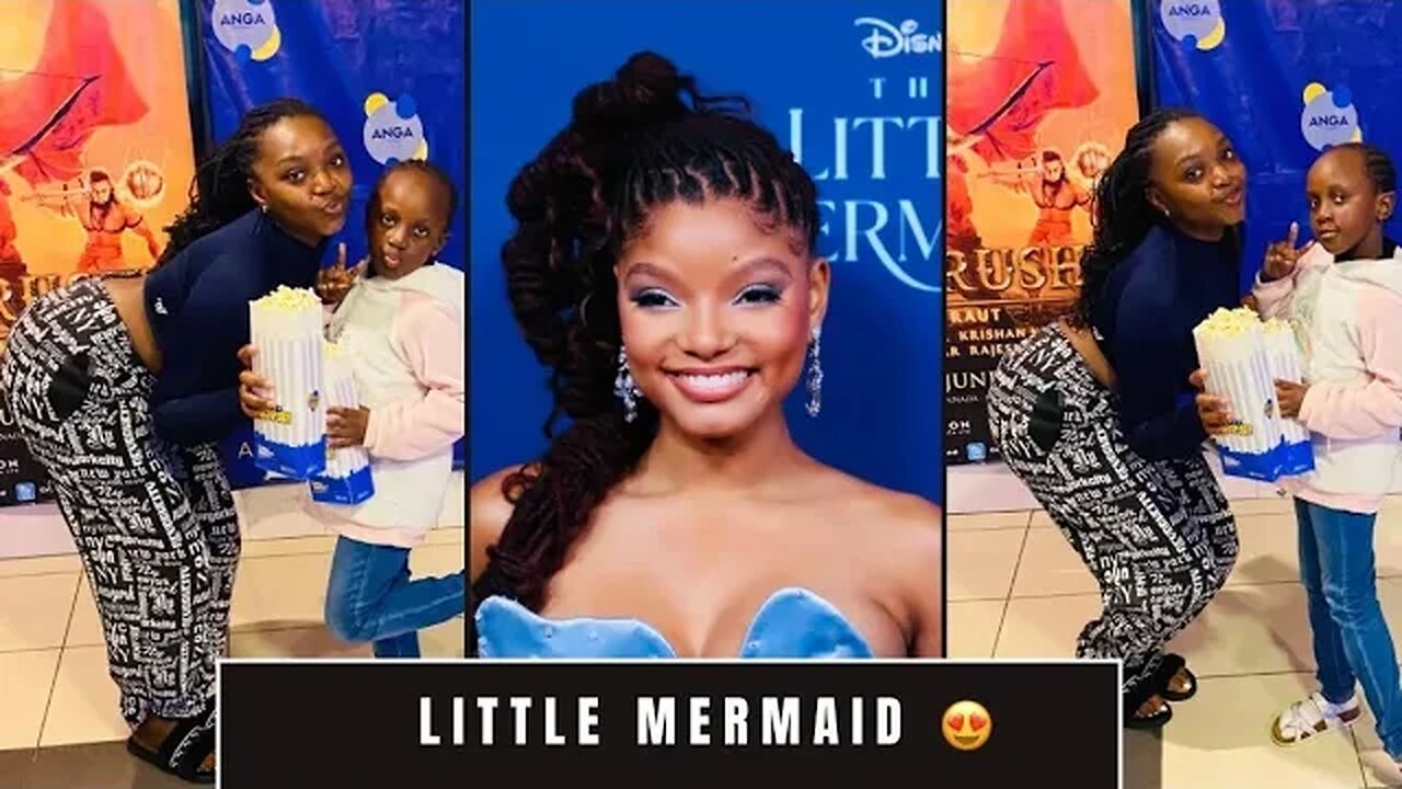 WATCHING HALLE BAILEY IN LITTLE MERMAID ** CUTE DATE**