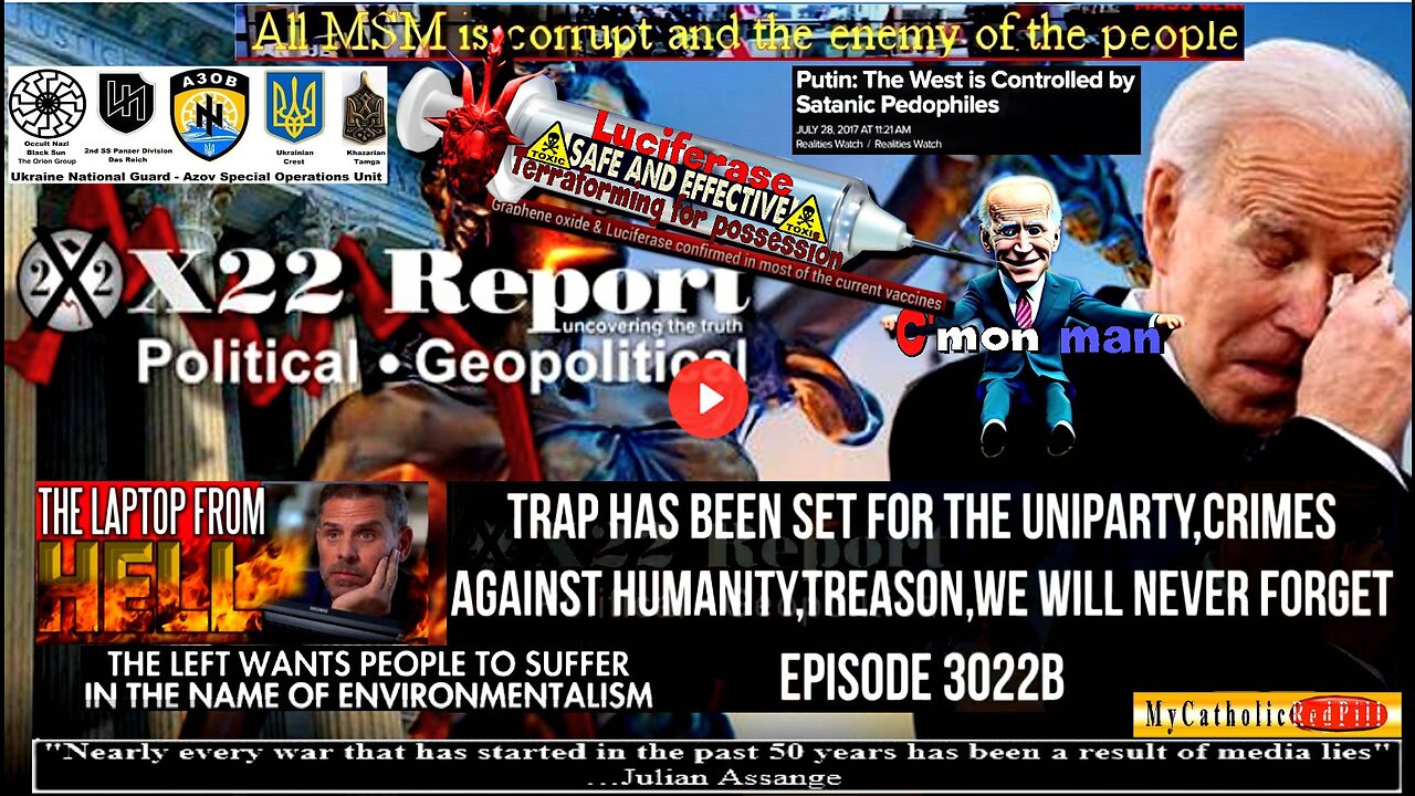 Ep. 3022b - Trap Has Been Set For The UniParty,Crimes Against Humanity,Treason,We Will Never Forget