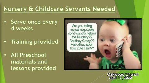 Oakwood Church 4 17 22