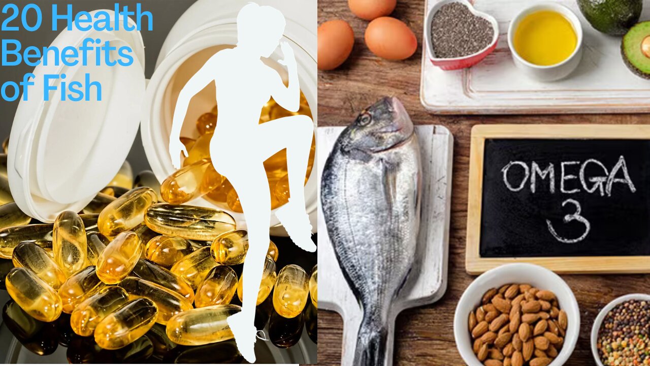 Twenty health benefits of fish #fish #omega3 #daily #healthandfitness #viral #video #amazingfacts