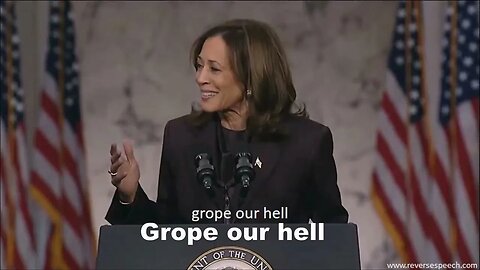 Reverse Speech analysis of Kamala Harris's concession speech