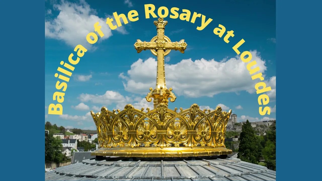 Basilica of the Rosary at Lourdes 1920 × 1080 px