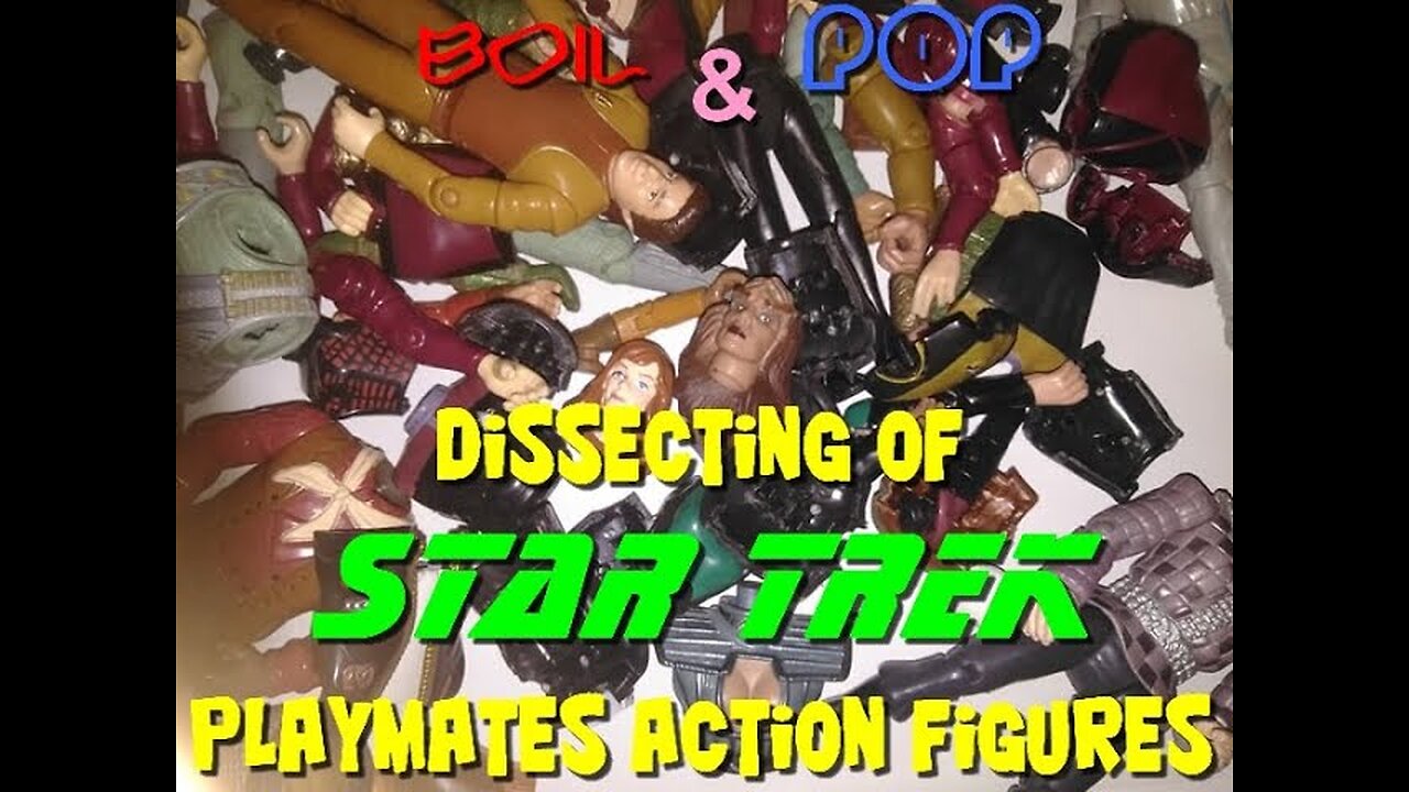 Dissecting Playmates Star Trek Action figures Pt. 1 (Custom Figure Building)