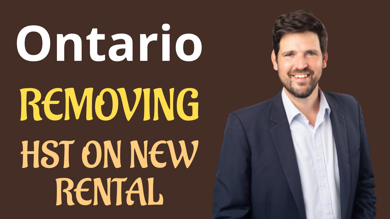 Ontario removes provincial HST on some new rental builds